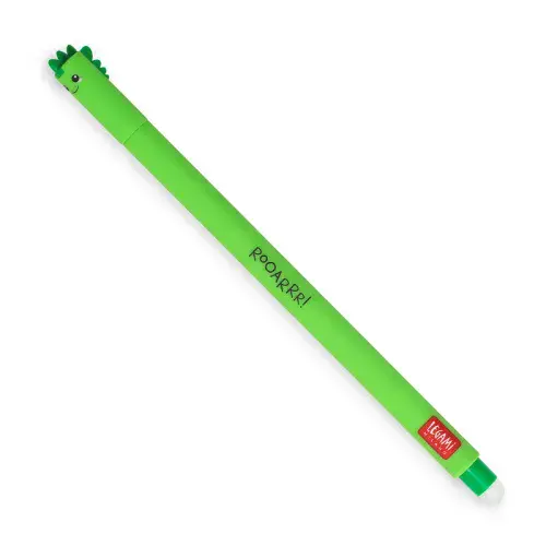 Legami - Erasable Gel Pen - Green Dinosaur