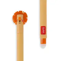 Legami - Erasable Gel Pen - Orange Lion