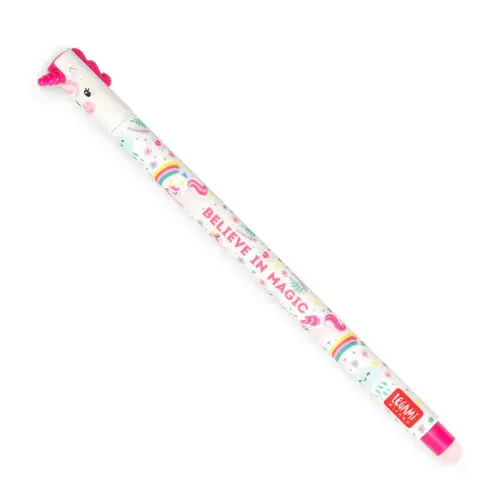 Legami - Erasable Gel Pen - Pink Unicorn