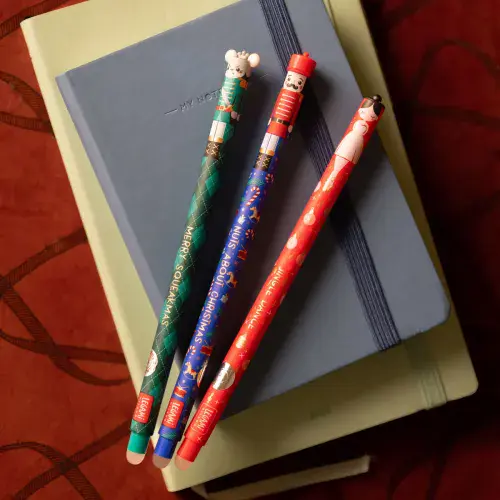 Legami - Set of 3 Erasable Pens - The Nutcracker