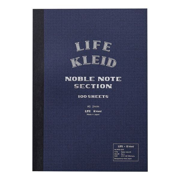 Life x Kleid Notebook - A5 - 2mm Grid - White Paper