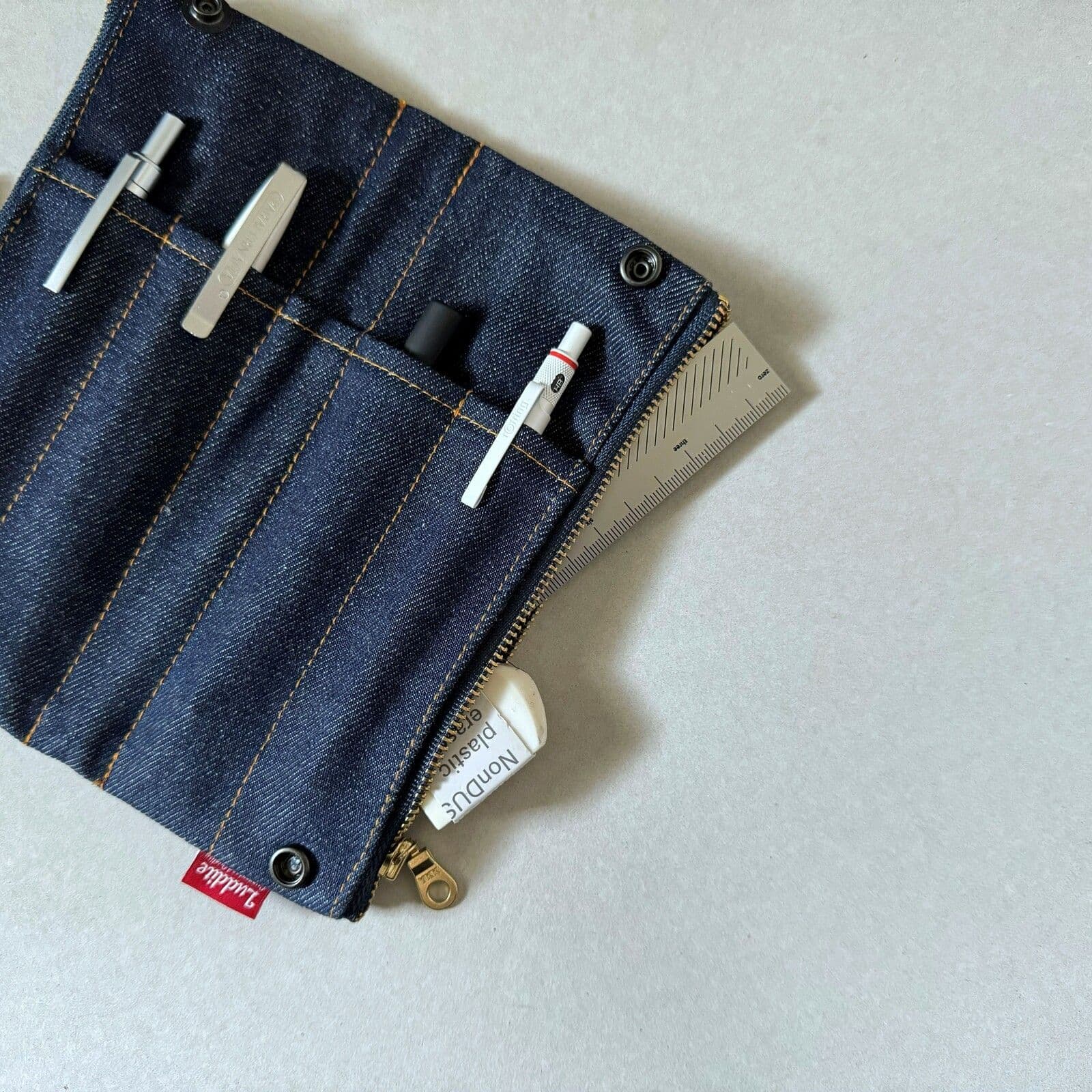 Luddite Bendy Pen Case Okayama Denim