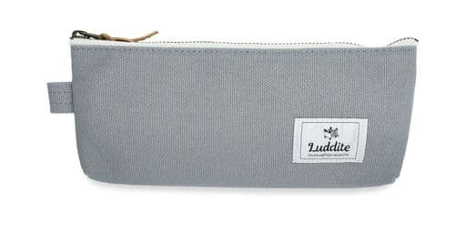 Luddite - Canvas  Pencil Case - Gray