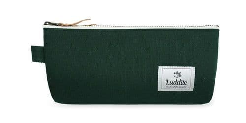 Luddite - Canvas  Pencil Case - Green