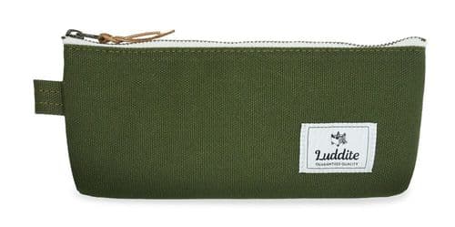 Luddite - Canvas  Pencil Case - Khaki