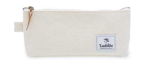 Luddite - Canvas Pencil Case - Natural