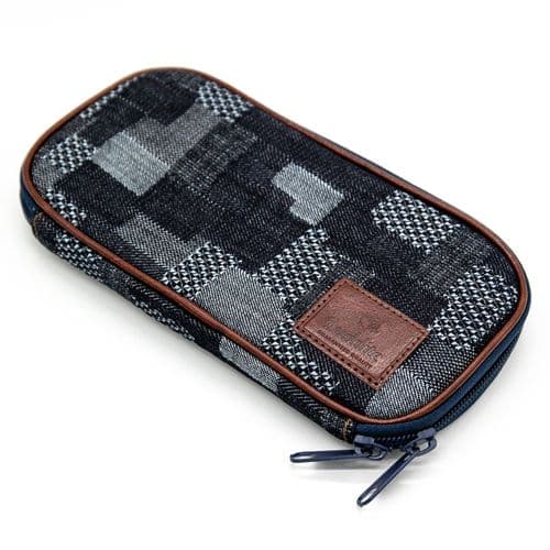 Luddite - Denim Zipper Case - Patchwork Denim