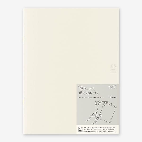 MD - Notebook Light 3 pack - A4 Ruled