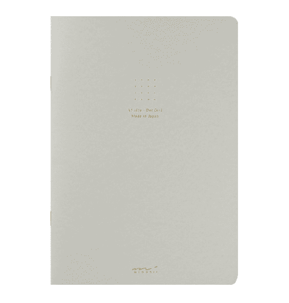 Midori - A5 Notebook - Soft Cover - Dot Grid - Grey