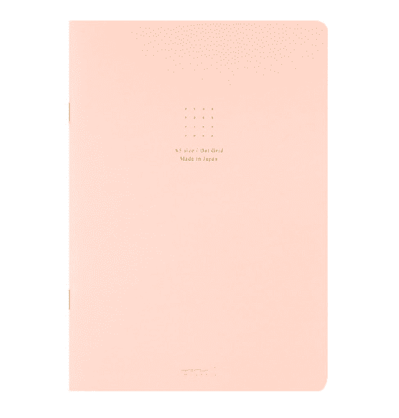 Midori - A5 Notebook - Soft Cover - Dot Grid - Pink