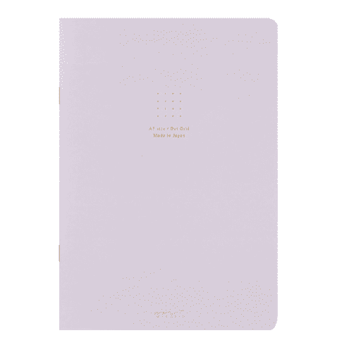 Midori - A5 Notebook - Soft Cover - Dot Grid - Purple