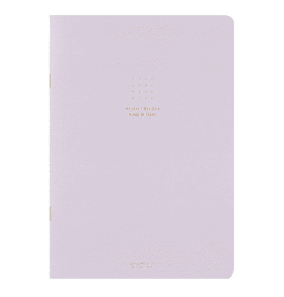 Midori - A5 Notebook - Soft Cover - Dot Grid - Purple
