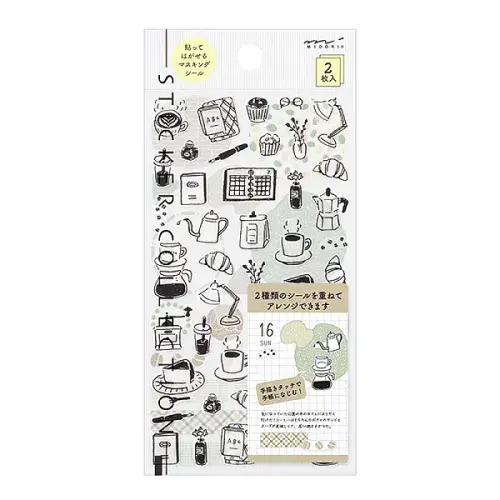 Midori - Sticker Sheet - Cafe
