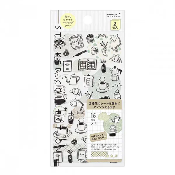 Midori - Sticker Sheet - Cafe