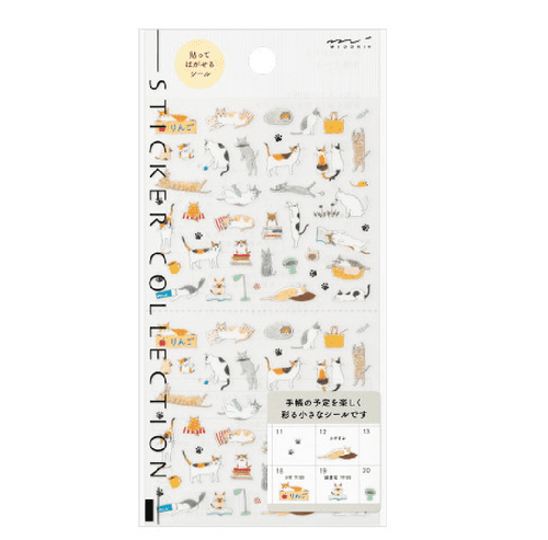 Midori - Sticker Sheet - S Cat
