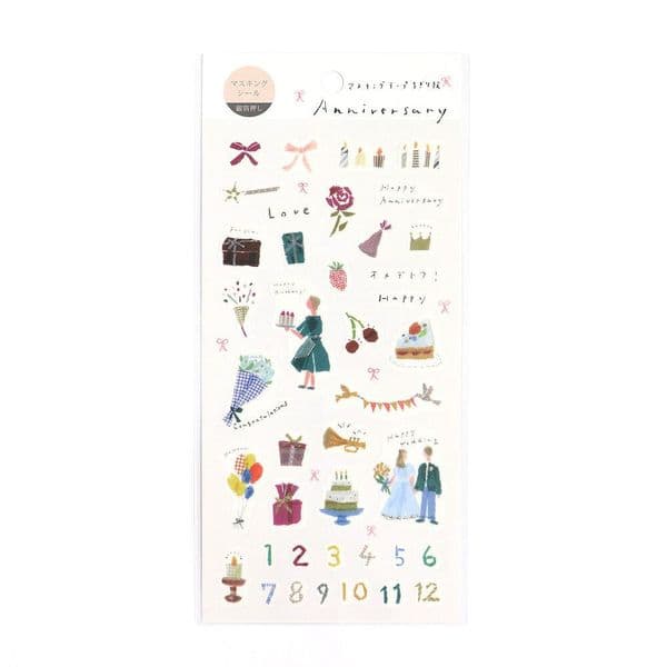 Miki Tamura - Planner Stickers - Anniversary
