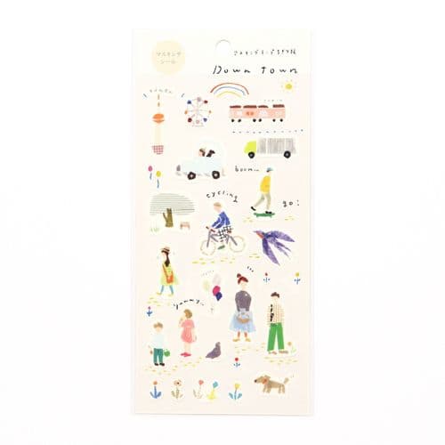 Miki Tamura - Planner Stickers - Down Town