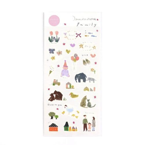 Miki Tamura - Planner Stickers - Family