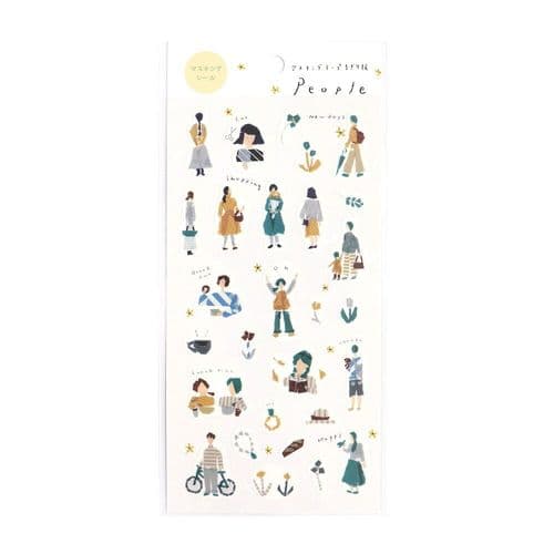 Miki Tamura - Planner Stickers - People