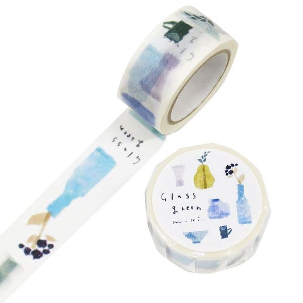 Miki Tamura - Washi Tape - Glass Green