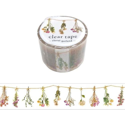Mind Wave - Clear Tape - Floral Garland