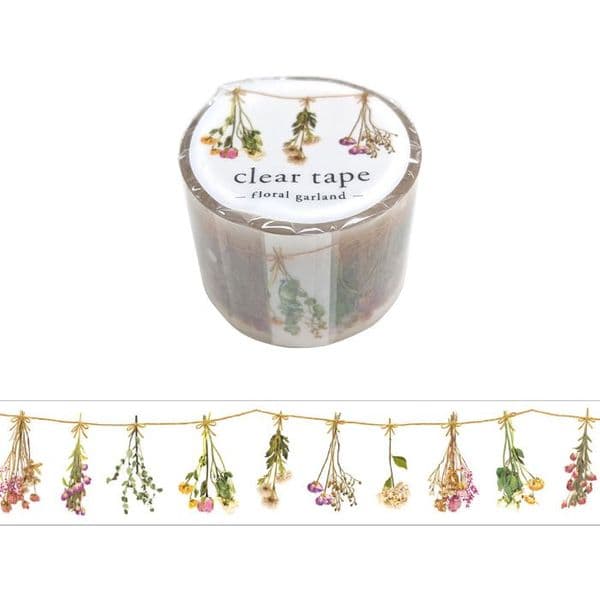 Mind Wave - Clear Tape - Floral Garland