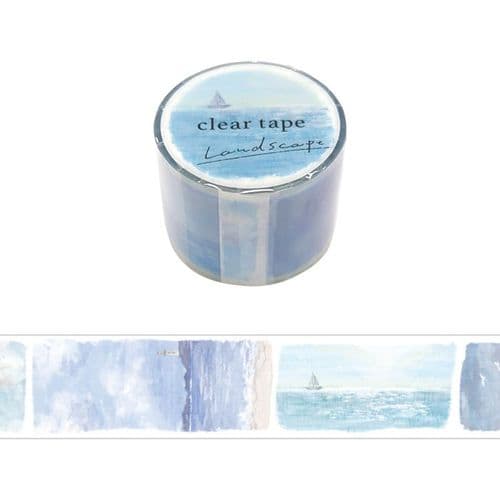 Mind Wave - Clear Tape - Water Colour - Landscape Morning Calm
