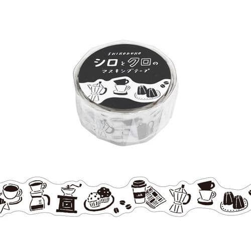 Mind Wave - Masking Tape - Black & White - One Breath
