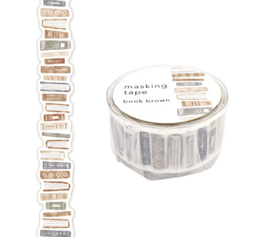 Mind Wave - Masking Tape - Book Brown