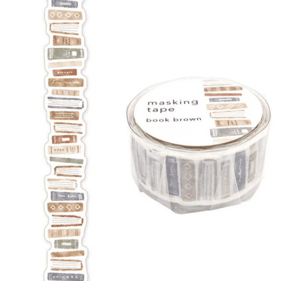 Mind Wave - Masking Tape - Book Brown