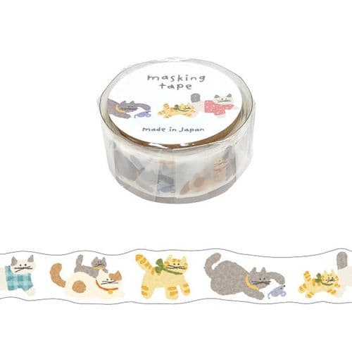 Mind Wave - Masking Tape - Die Cut - Cat