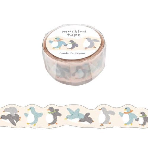 Mind Wave - Masking Tape - Die Cut - Penguin