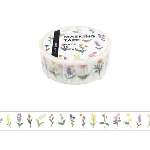 Mind Wave - Masking Tape - Flower Hokkori #3
