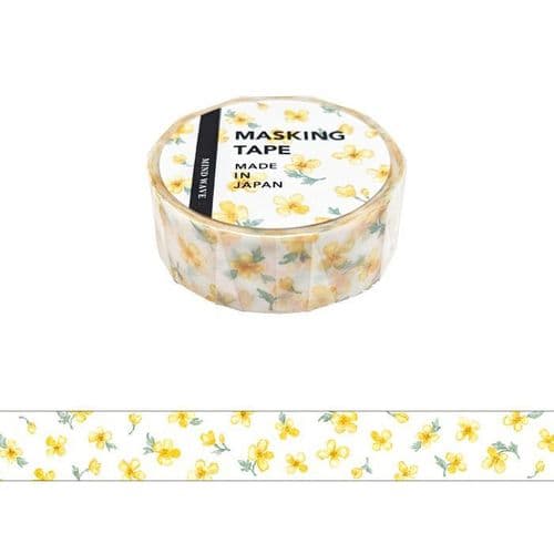 Mind Wave - Masking Tape - Flower Watercolour #3