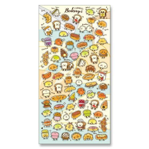 Mind Wave - Sticker Sheet - Bubble Wrap - Fluffy Bakery