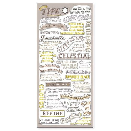 Mind Wave -Sticker Sheet - Multi Type - Gray