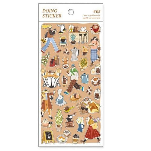 Mind Wave - Sticker Sheet - Prepare Collection - Cafe