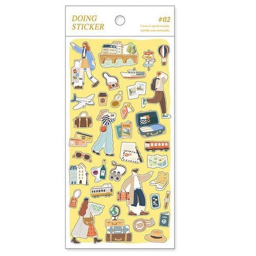 Mind Wave - Sticker Sheet - Prepare Collection - Travel