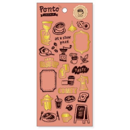 Mind Wave - Sticker Sheet - Pronto Collection - Coffee