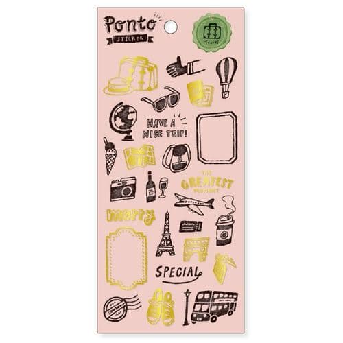 Mind Wave - Sticker Sheet - Pronto Collection - Travel