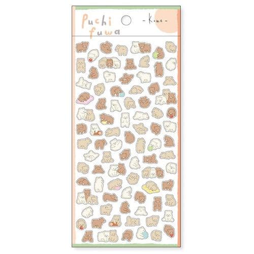 Mind Wave - Sticker Sheet - Puchi Fuwa - Kuma