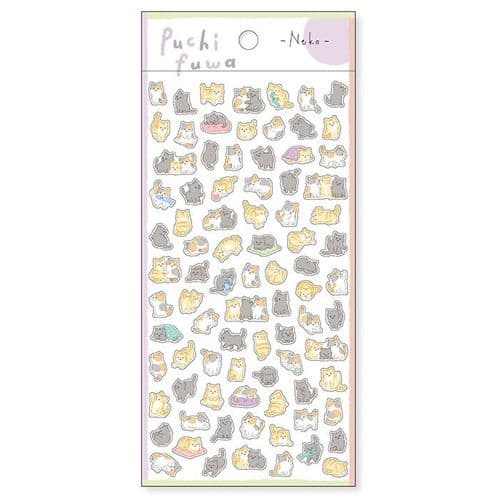 Mind Wave - Sticker Sheet - Puchi Fuwa - Neko
