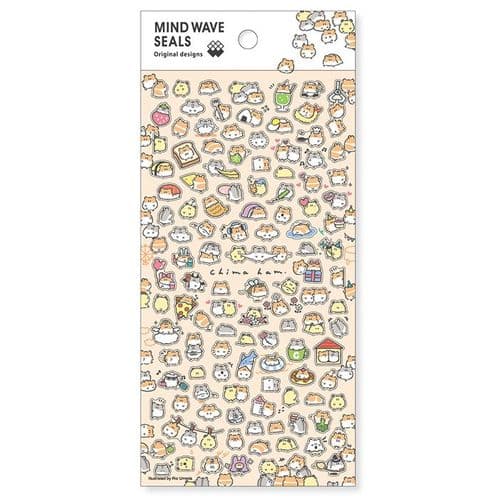 Mind Wave -Sticker Sheet - Seal Collection - Chimahamu