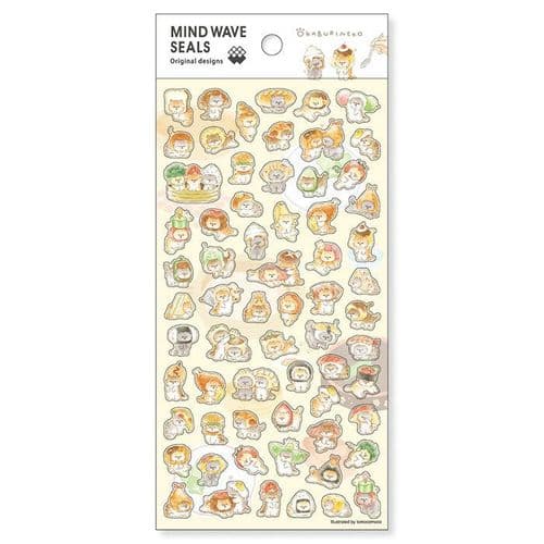Mind Wave - Sticker Sheet - Seal Collection - Okaburineko