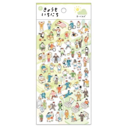 Mind Wave - Sticker Sheet - Today's One Day collection - Mo Ning