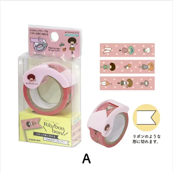 Mizutama - Ribbon Bon - Washi Tape - Set A