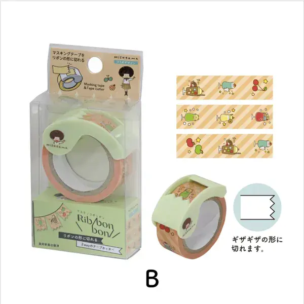 Mizutama - Ribbon Bon - Washi Tape - Set B