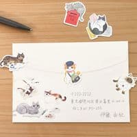 NB.Co - Flake Stickers - Nekorobi letter