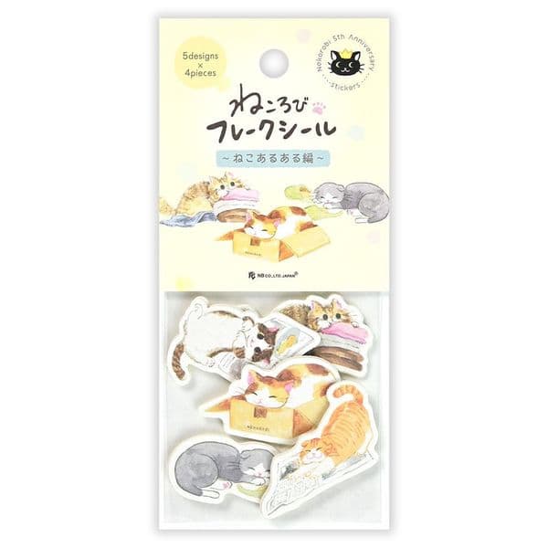 NB.Co - Flake Stickers - Nekorobi Neko Aru Aru