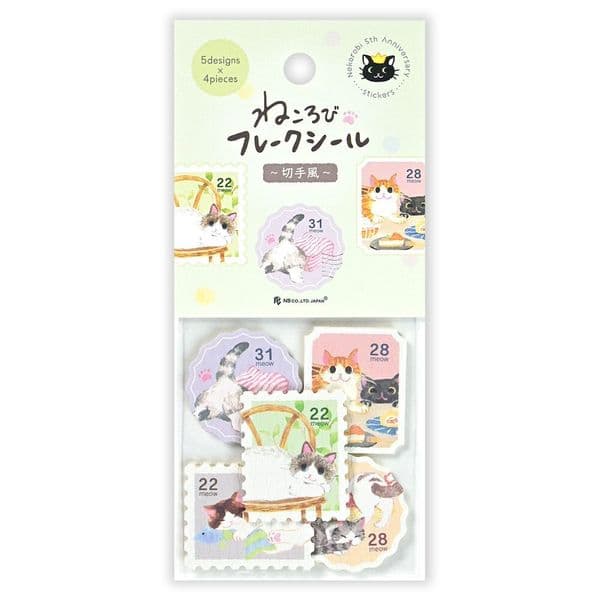 NB.Co - Flake Stickers - Nekorobi stamp style